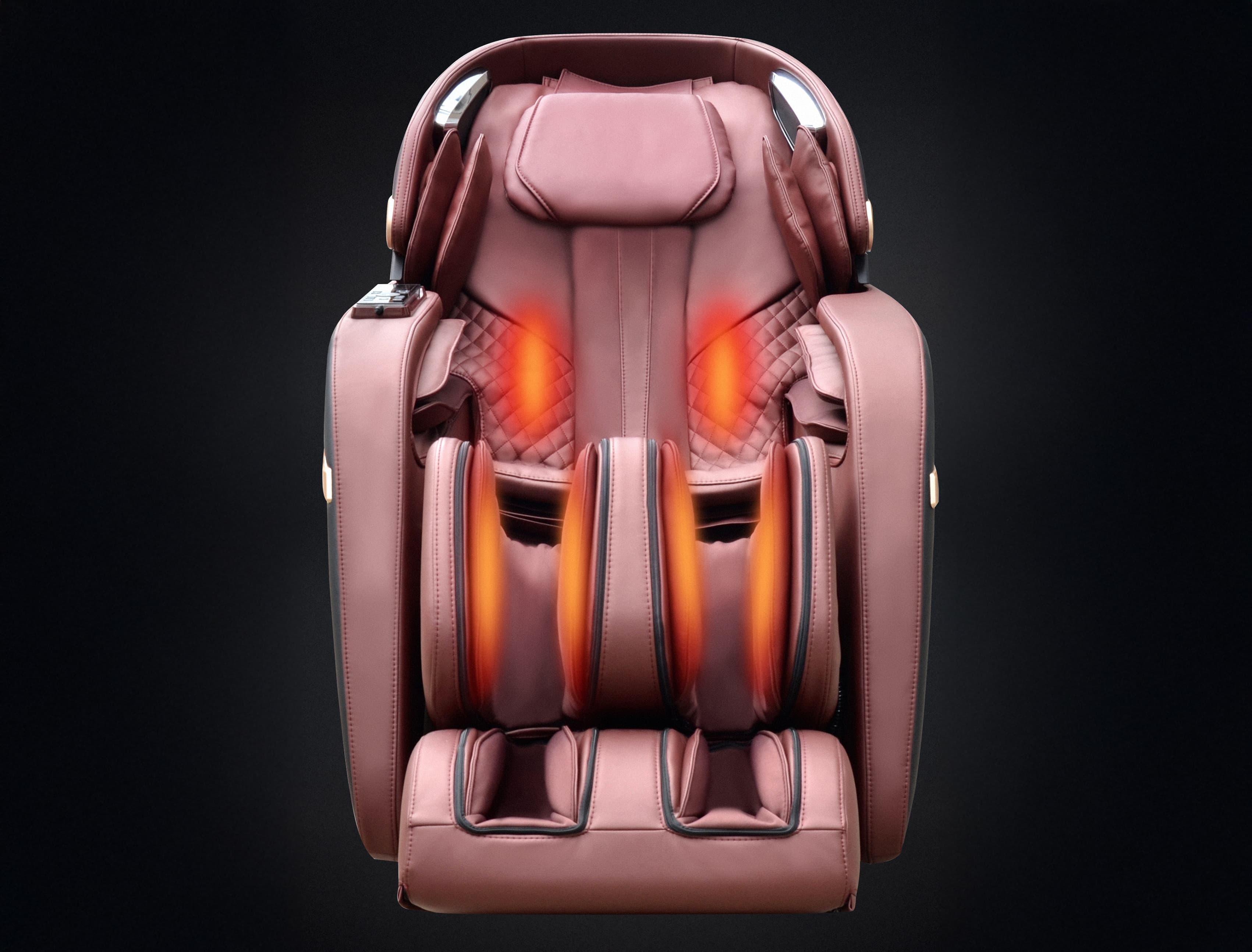 Ausgestattet mit Heizsystem für Rücken und Beine.