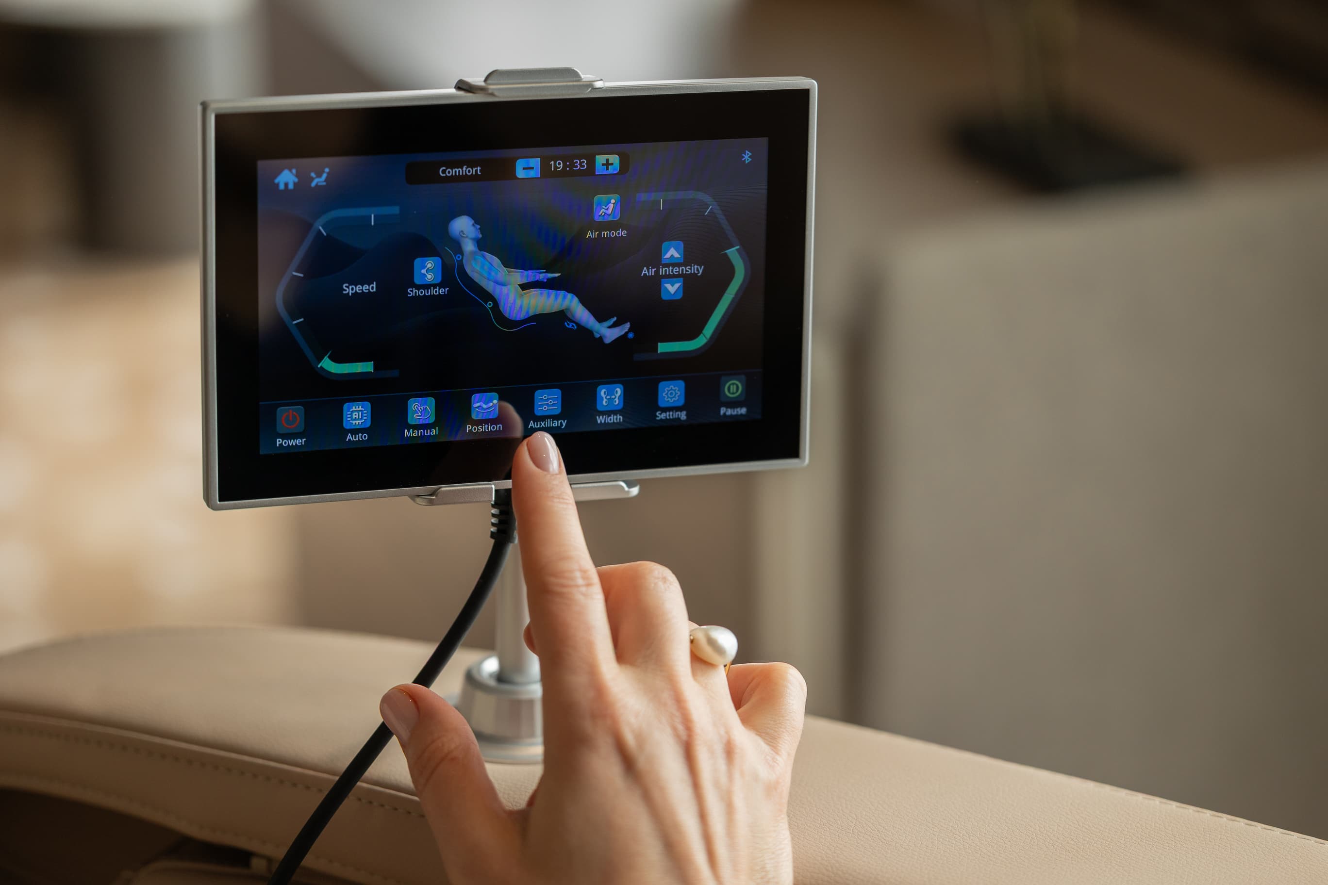 Gezielte Massagebereiche