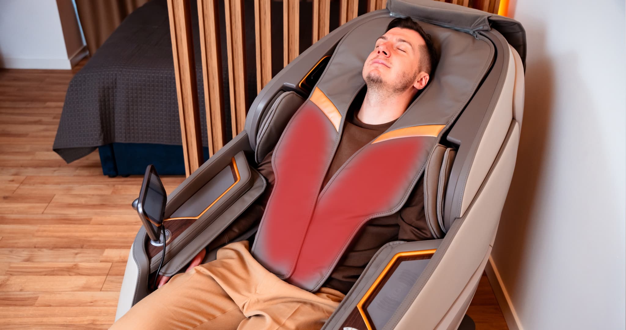 Der Wärmeschal für Rücken und Brust